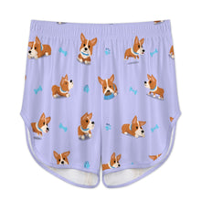 Load image into Gallery viewer, Playful Corgi Adventures &amp; Treats Women's Cami and Shorts Pajama Set-20