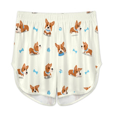 Load image into Gallery viewer, Playful Corgi Adventures &amp; Treats Women's Cami and Shorts Pajama Set-8
