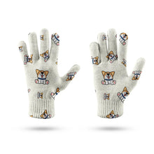 Load image into Gallery viewer, Playful Corgi Antics Touch Screen Gloves-Accessories-Accessories,Dog Dad Gifts,Dog Mom Gifts,Gloves-9