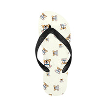 Load image into Gallery viewer, Playful Corgi Antics Unisex Slippers - 7 Gradients-Footwear-Accessories,Corgi,Dog Dad Gifts,Dog Mom Gifts,Slippers-27
