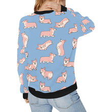 Load image into Gallery viewer, Playful Corgi Love Sweatshirt for Women-14
