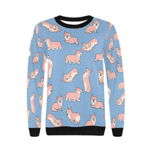 Load image into Gallery viewer, Playful Corgi Love Sweatshirt for Women-15