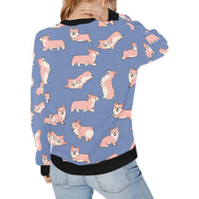 Load image into Gallery viewer, Playful Corgi Love Sweatshirt for Women-16