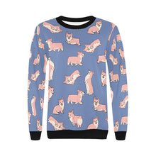 Load image into Gallery viewer, Playful Corgi Love Sweatshirt for Women-18