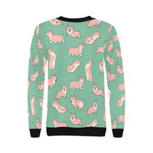 Load image into Gallery viewer, Playful Corgi Love Sweatshirt for Women-22