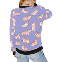 Load image into Gallery viewer, Playful Corgi Love Sweatshirt for Women-24