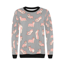 Load image into Gallery viewer, Playful Corgi Love Sweatshirt for Women-29