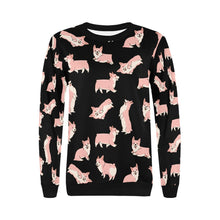 Load image into Gallery viewer, Playful Corgi Love Sweatshirt for Women-33