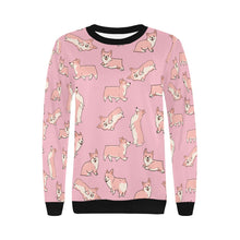 Load image into Gallery viewer, Playful Corgi Love Sweatshirt for Women-4