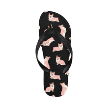 Load image into Gallery viewer, Playful Corgi Love Unisex Slippers-Footwear-Accessories, Corgi, Dog Mom Gifts, Slippers-11
