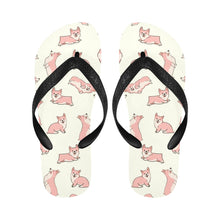 Load image into Gallery viewer, Playful Corgi Love Unisex Slippers-Footwear-Accessories, Corgi, Dog Mom Gifts, Slippers-3
