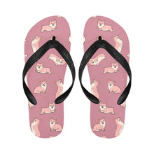 Load image into Gallery viewer, Playful Corgi Love Unisex Slippers-Footwear-Accessories, Corgi, Dog Mom Gifts, Slippers-5