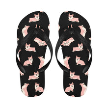 Load image into Gallery viewer, Playful Corgi Love Unisex Slippers-Footwear-Accessories, Corgi, Dog Mom Gifts, Slippers-9