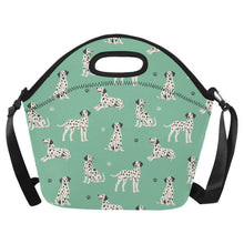 Load image into Gallery viewer, Playful Dalmatians love Neoprene Lunch Bag-MediumAquaMarine-ONESIZE-26