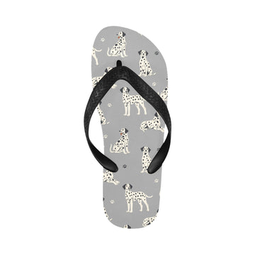 Playful Dalmatians love Unisex Slippers-22