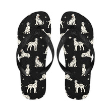 Load image into Gallery viewer, Playful Dalmatians love Unisex Slippers-25