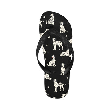 Playful Dalmatians love Unisex Slippers-26