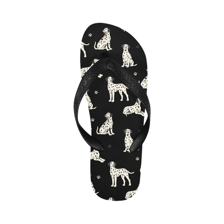 Playful Dalmatians love Unisex Slippers-26