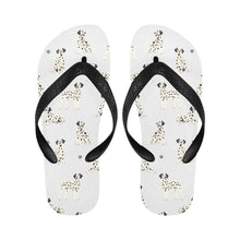 Load image into Gallery viewer, Playful Dalmatians love Unisex Slippers-3