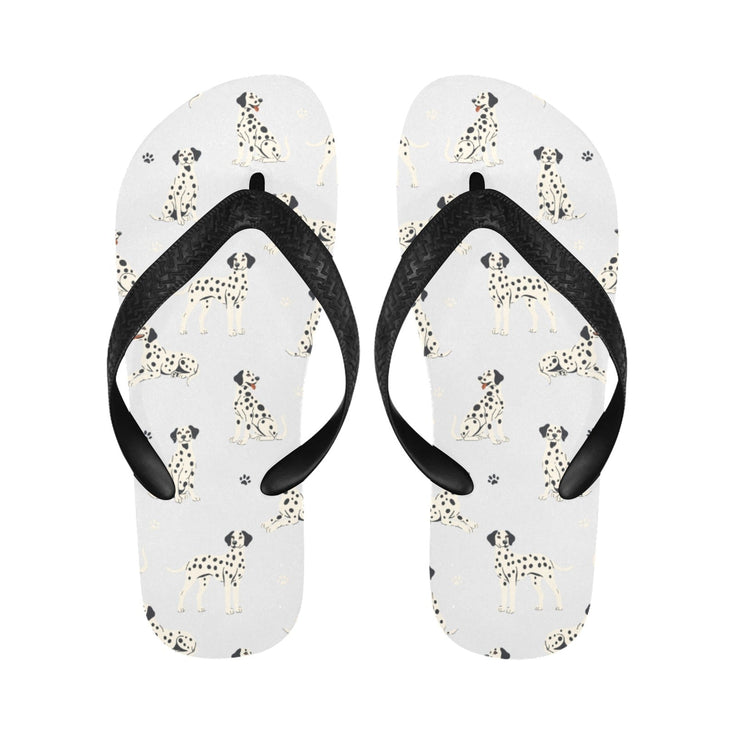 Playful Dalmatians love Unisex Slippers-3