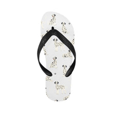 Load image into Gallery viewer, Playful Dalmatians love Unisex Slippers-5