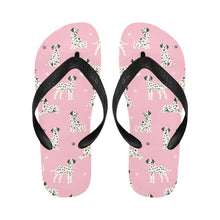 Load image into Gallery viewer, Playful Dalmatians love Unisex Slippers-6