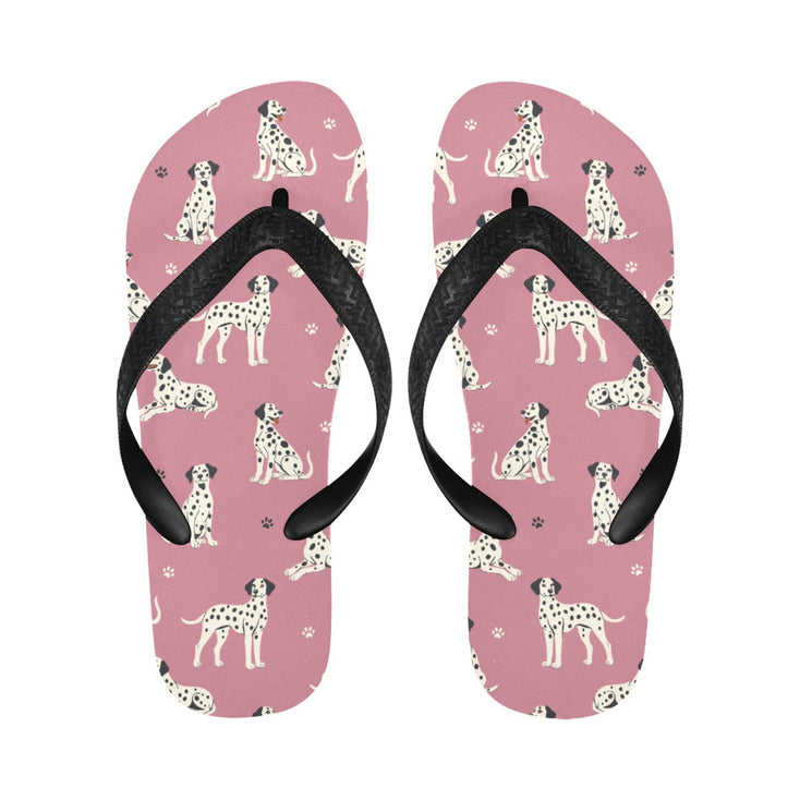Playful Dalmatians love Unisex Slippers-7