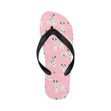 Load image into Gallery viewer, Playful Dalmatians love Unisex Slippers-8