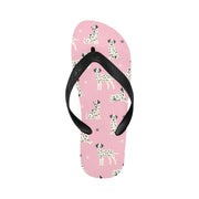 Playful Dalmatians love Unisex Slippers-8