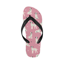 Load image into Gallery viewer, Playful Dalmatians love Unisex Slippers-9