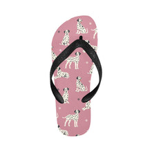 Load image into Gallery viewer, Playful Dalmatians love Unisex Slippers-PaleVioletRed-S-4