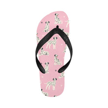 Load image into Gallery viewer, Playful Dalmatians love Unisex Slippers-Pink-S-2
