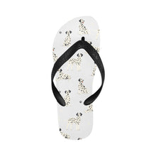 Load image into Gallery viewer, Playful Dalmatians love Unisex Slippers-WhiteSmoke-S-1
