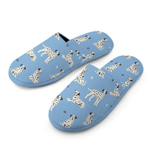 Load image into Gallery viewer, Playful Dalmatians love Women's Cotton Mop Slippers-Footwear-Accessories, Dalmatian, Dog Mom Gifts, Slippers-18