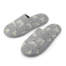 Load image into Gallery viewer, Playful Dalmatians love Women's Cotton Mop Slippers-Footwear-Accessories, Dalmatian, Dog Mom Gifts, Slippers-30