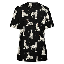 Load image into Gallery viewer, Playful Dalmatians love Women's Cotton T-Shirt-Apparel--40