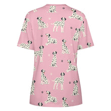 Load image into Gallery viewer, Playful Dalmatians love Women's Cotton T-Shirt-Apparel--7