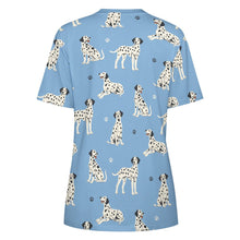 Load image into Gallery viewer, Playful Dalmatians love Women's Cotton T-Shirt-Apparel--15