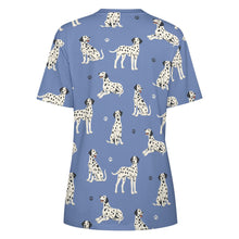 Load image into Gallery viewer, Playful Dalmatians love Women's Cotton T-Shirt-Apparel--22