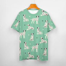 Load image into Gallery viewer, Playful Dalmatians love Women's Cotton T-Shirt-Apparel--27
