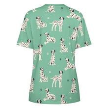 Load image into Gallery viewer, Playful Dalmatians love Women's Cotton T-Shirt-Apparel--25