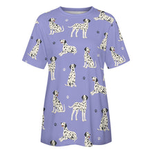 Load image into Gallery viewer, Playful Dalmatians love Women's Cotton T-Shirt-Apparel--31
