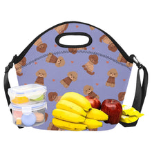 Load image into Gallery viewer, Playful Doodle in Christmas Neoprene Lunch Bag-34