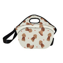 Load image into Gallery viewer, Playful Doodle in Christmas Neoprene Lunch Bag-5