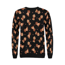 Load image into Gallery viewer, Playful Doodle in Christmas Sweatshirt for Women-Apparel-Apparel, Dog Mom Gifts, Doodle, Sweatshirt-11