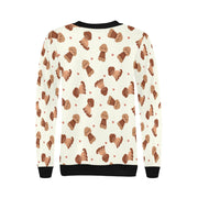 Playful Doodle in Christmas Sweatshirt for Women-Apparel-Apparel, Dog Mom Gifts, Doodle, Sweatshirt-13