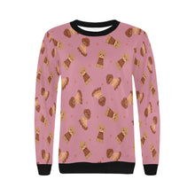 Load image into Gallery viewer, Playful Doodle in Christmas Sweatshirt for Women-Apparel-Apparel, Dog Mom Gifts, Doodle, Sweatshirt-19