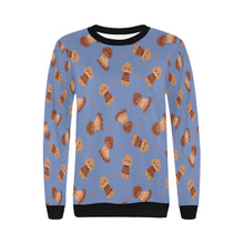 Load image into Gallery viewer, Playful Doodle in Christmas Sweatshirt for Women-Apparel-Apparel, Dog Mom Gifts, Doodle, Sweatshirt-20