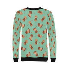 Load image into Gallery viewer, Playful Doodle in Christmas Sweatshirt for Women-Apparel-Apparel, Dog Mom Gifts, Doodle, Sweatshirt-23