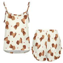 Load image into Gallery viewer, Playful Doodle Women&#39;s Cami and Shorts Pajama Set-11